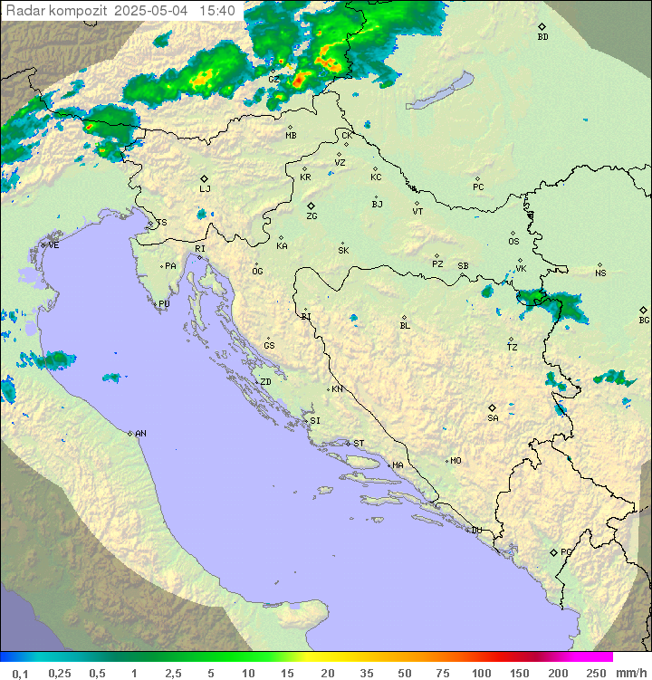 Padavine Hrvaška