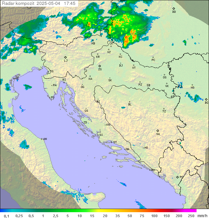 Padavine Hrvaška