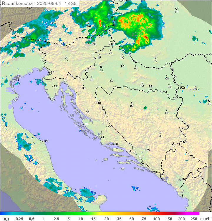 Padavine Hrvaška