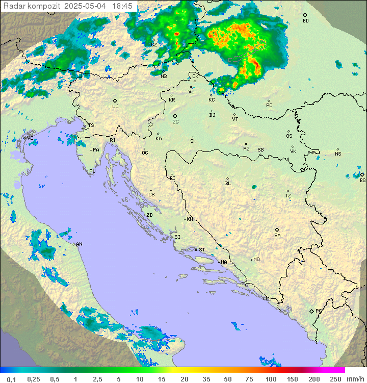 Padavine Hrvaška