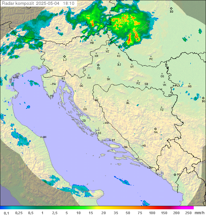 Padavine Hrvaška