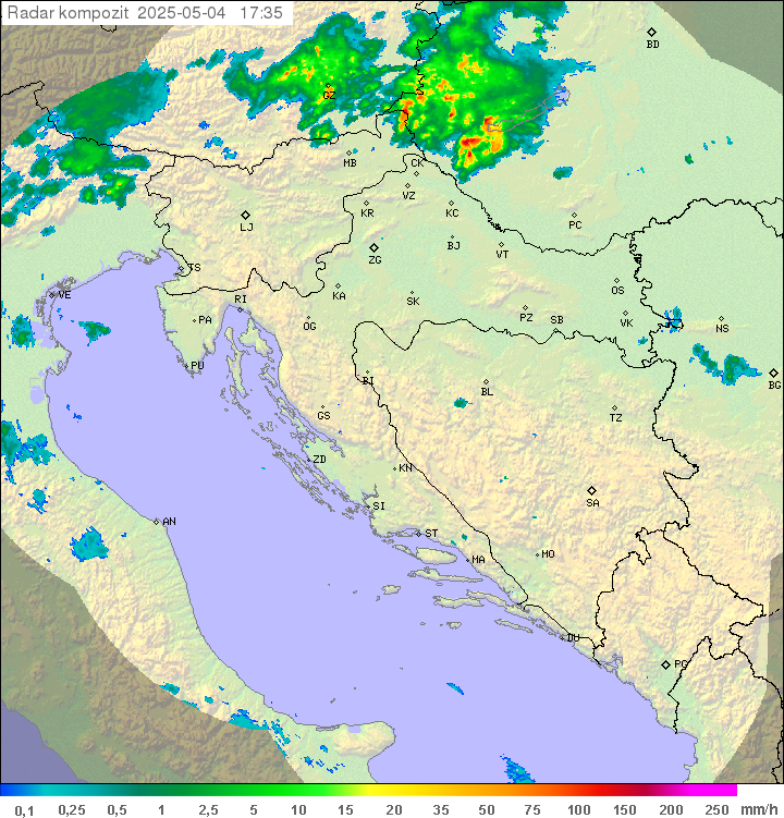 Padavine Hrvaška