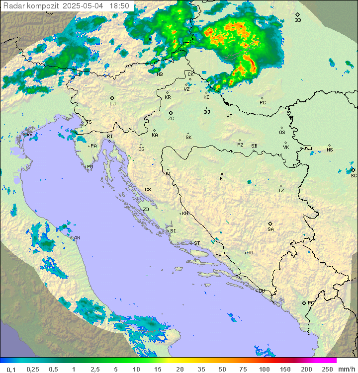 Padavine Hrvaška