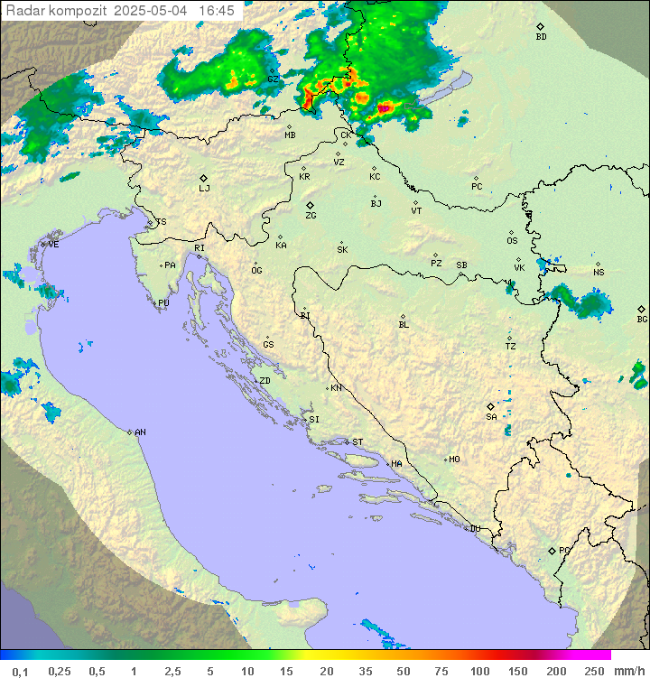 Padavine Hrvaška