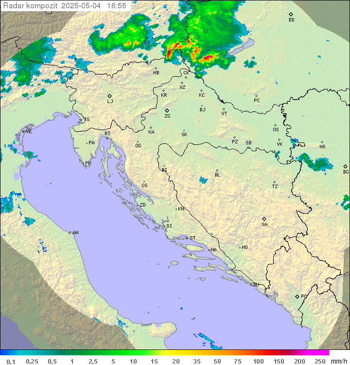 Padavine Hrvaška
