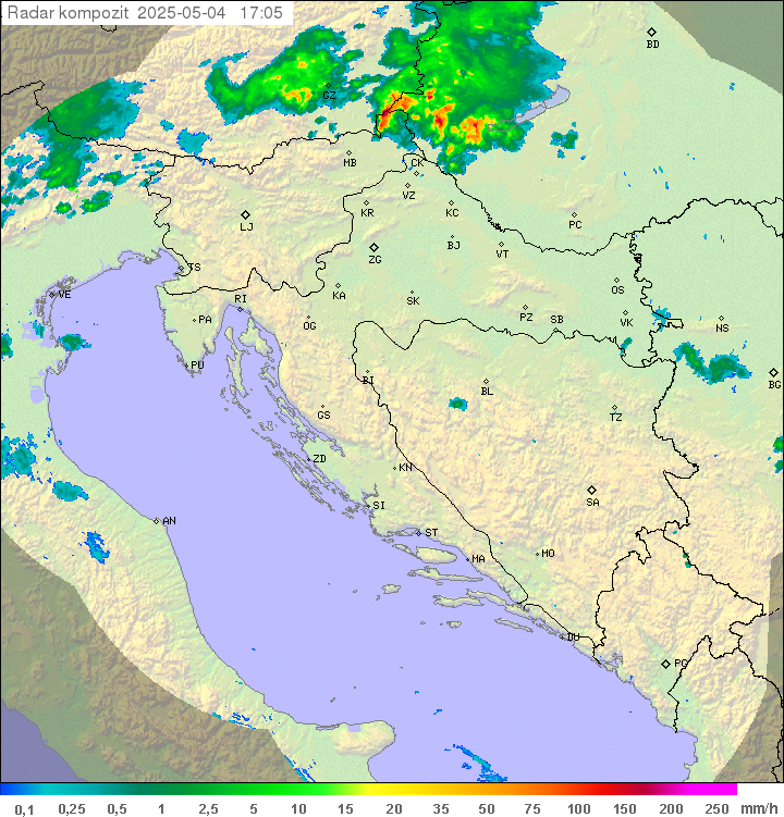 Padavine Hrvaška