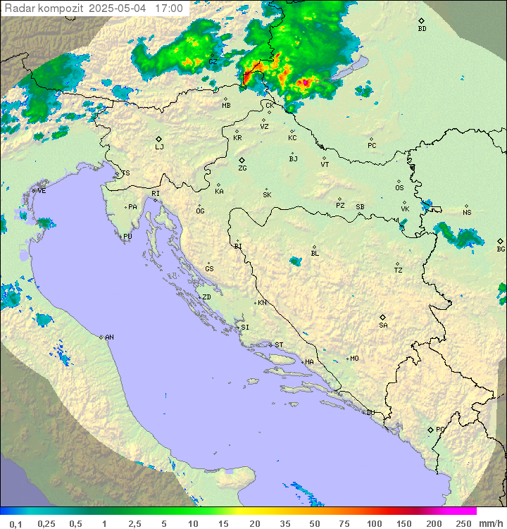 Padavine Hrvaška