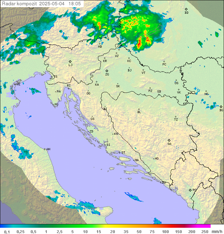 Padavine Hrvaška