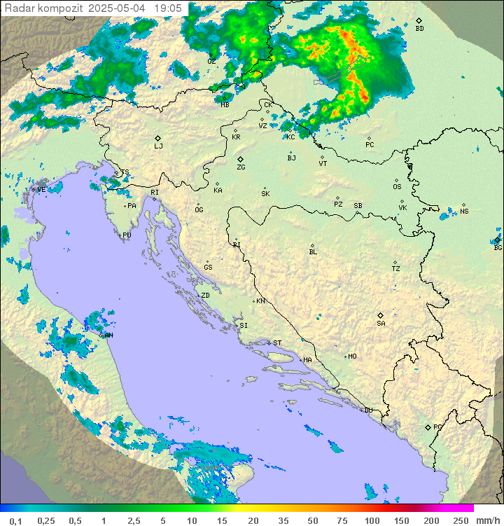 Padavine Hrvaška