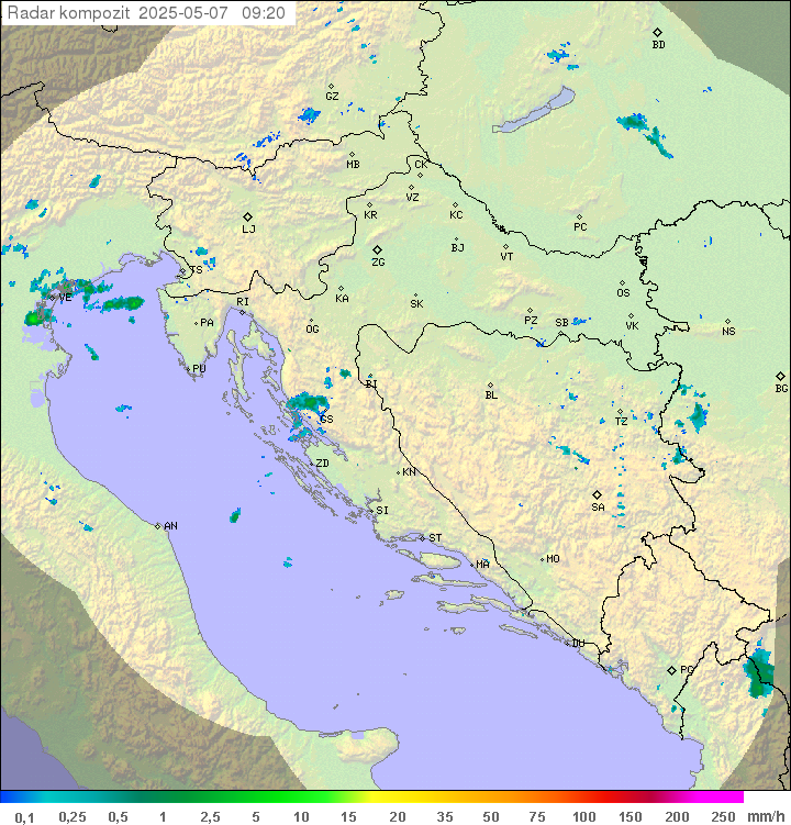 Padavine Hrvaška
