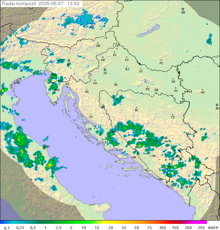 Padavine Hrvaška