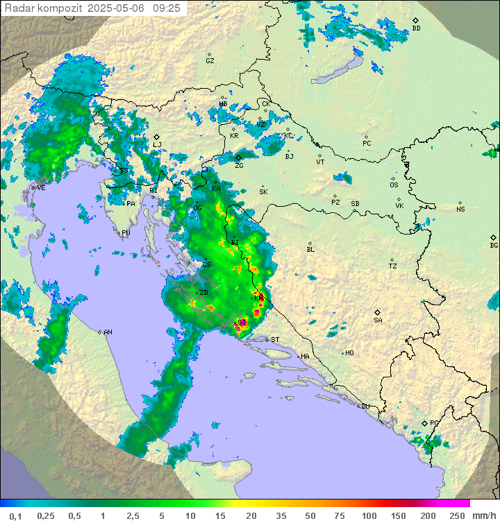 Padavine Hrvaška