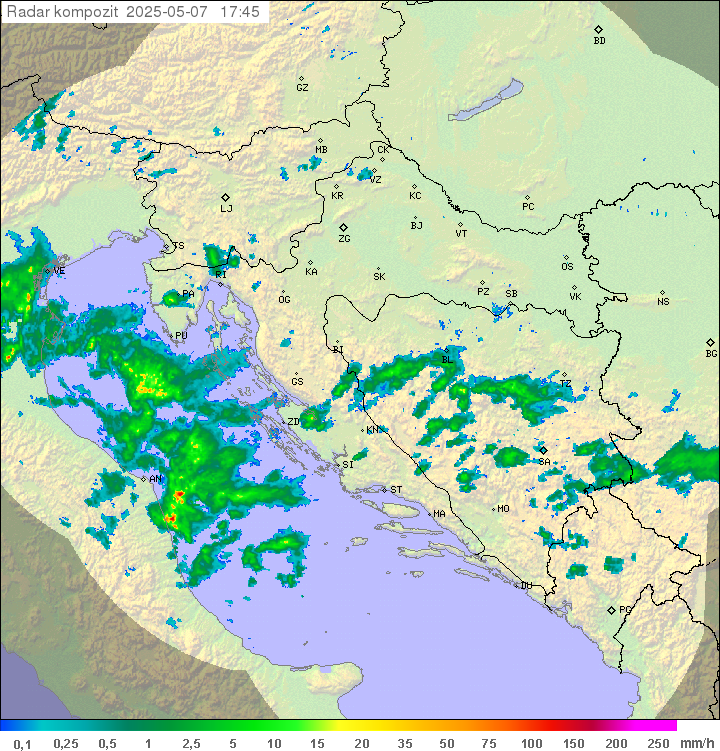 Padavine Hrvaška