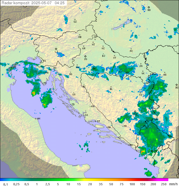 Padavine Hrvaška