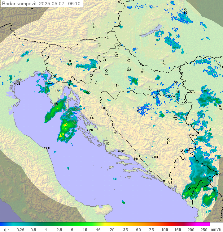 Padavine Hrvaška