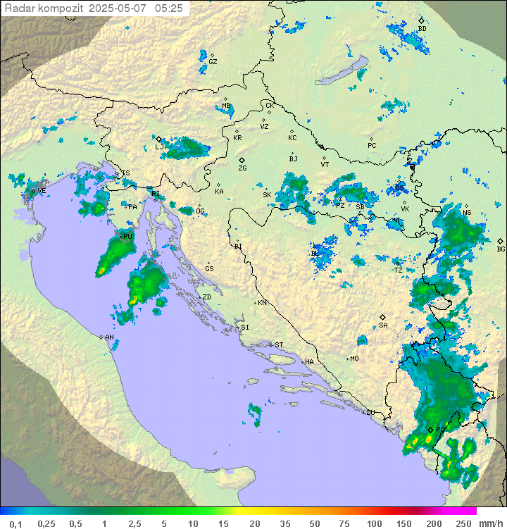 Padavine Hrvaška