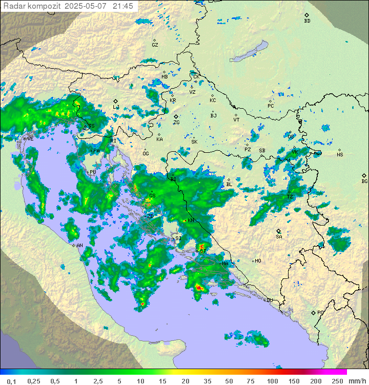 Padavine Hrvaška