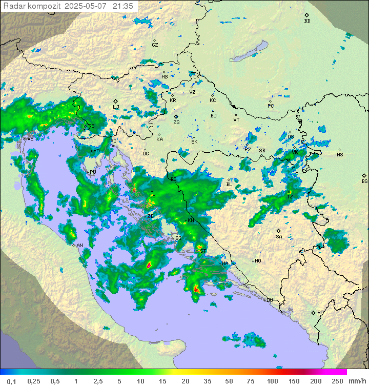 Padavine Hrvaška