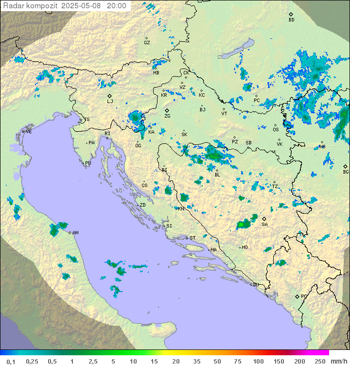 Padavine Hrvaška