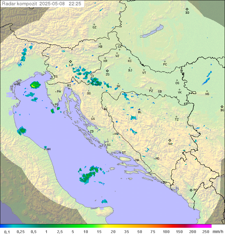 Padavine Hrvaška