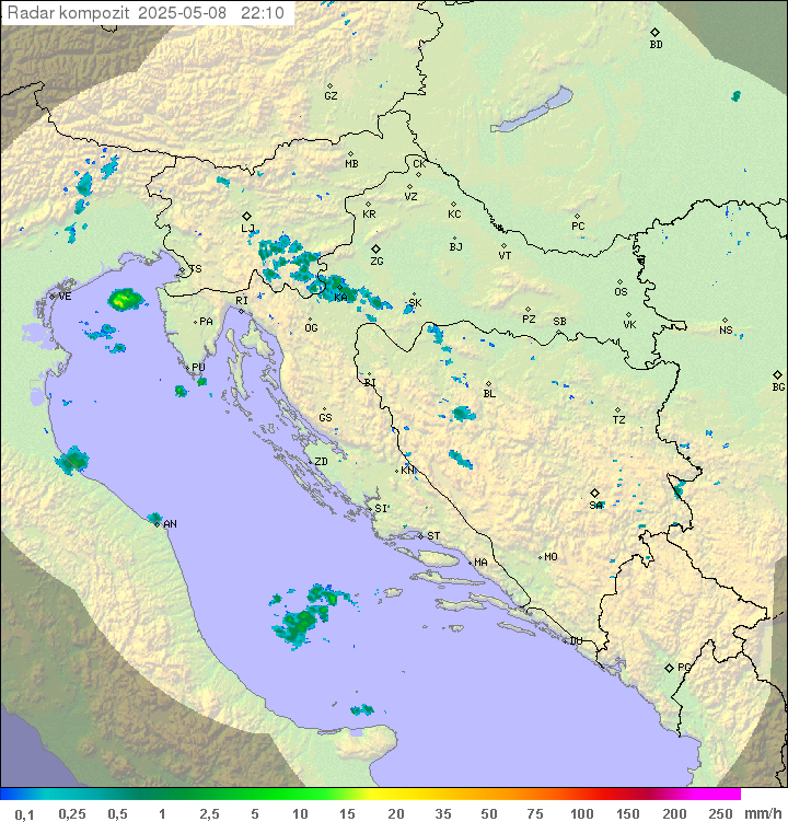 Padavine Hrvaška