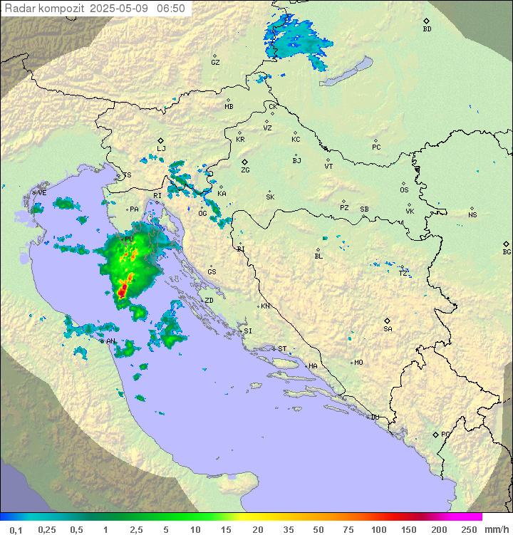 Padavine Hrvaška