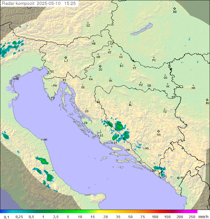 Padavine Hrvaška
