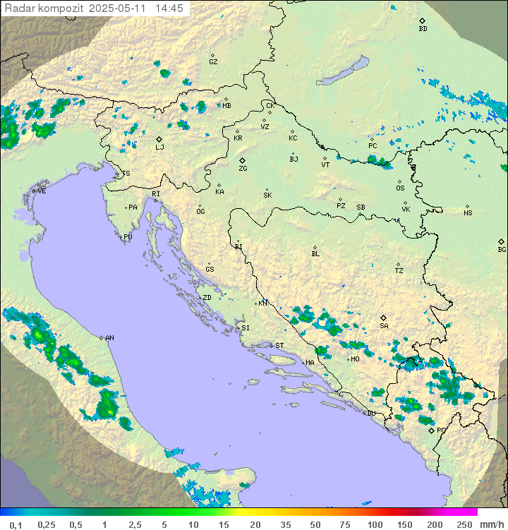 Padavine Hrvaška