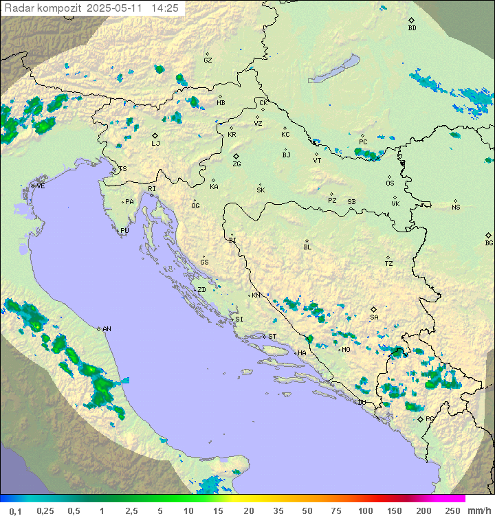 Padavine Hrvaška