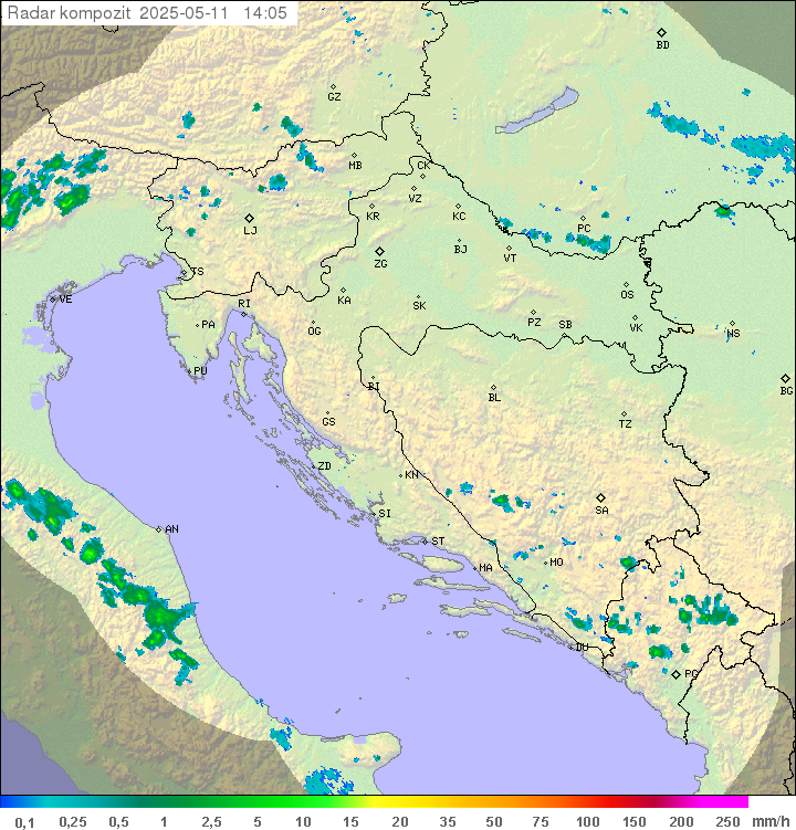 Padavine Hrvaška
