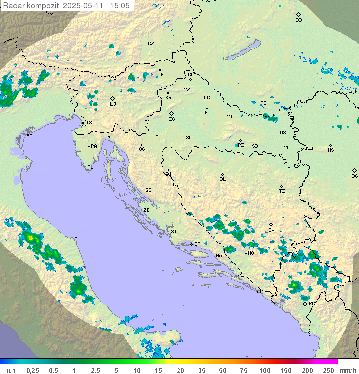 Padavine Hrvaška