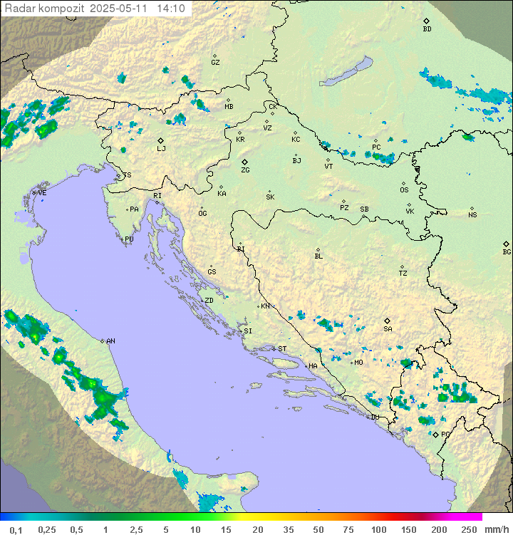Padavine Hrvaška
