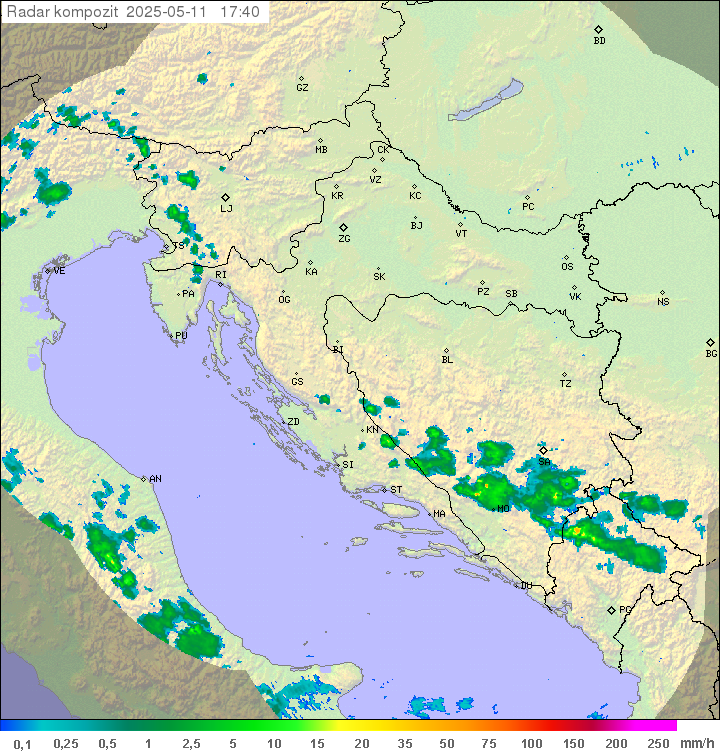 Padavine Hrvaška