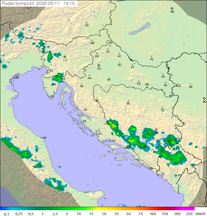 Padavine Hrvaška