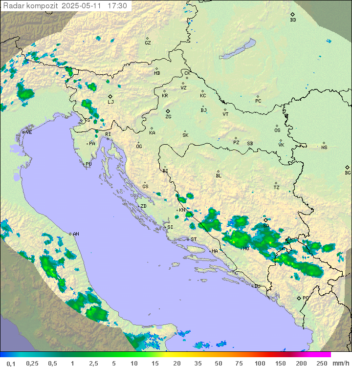 Padavine Hrvaška