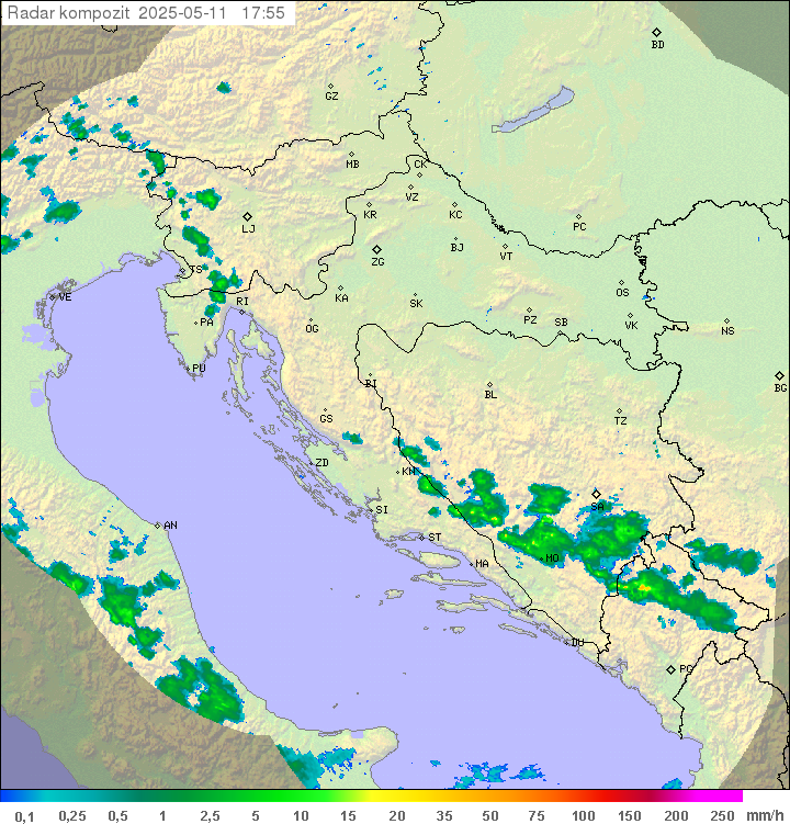 Padavine Hrvaška