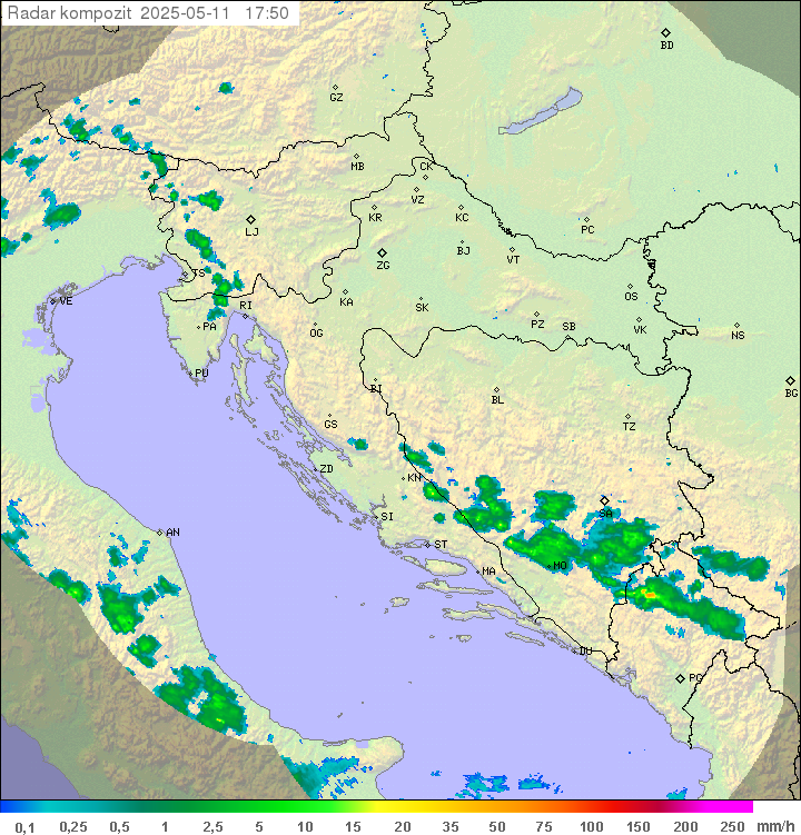 Padavine Hrvaška