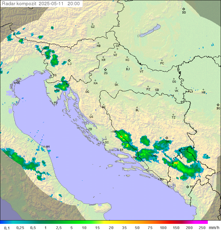 Padavine Hrvaška
