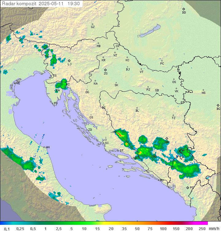 Padavine Hrvaška