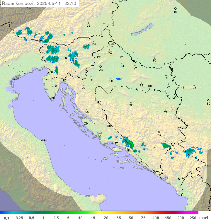 Padavine Hrvaška