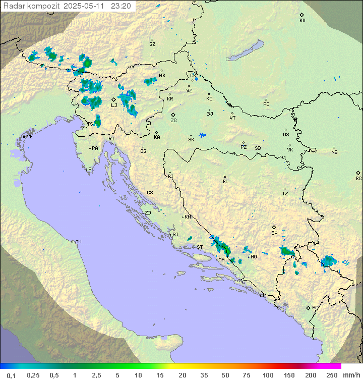Padavine Hrvaška