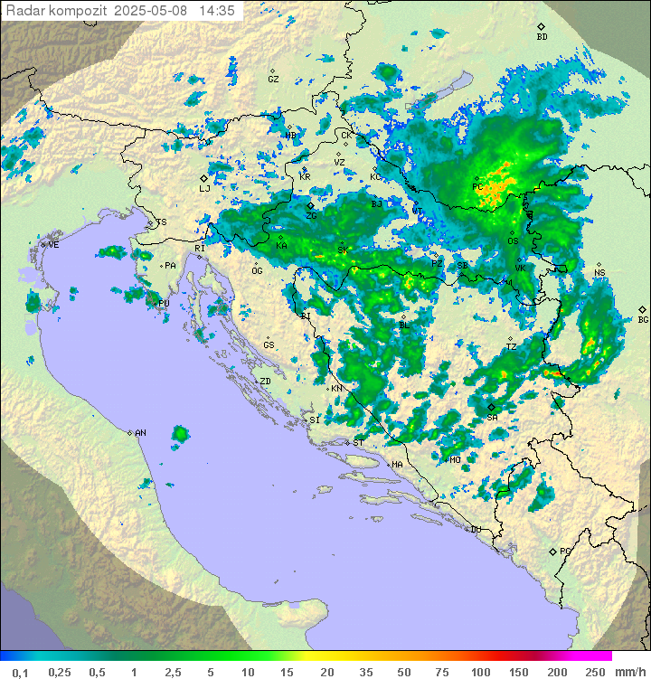 Padavine Hrvaška
