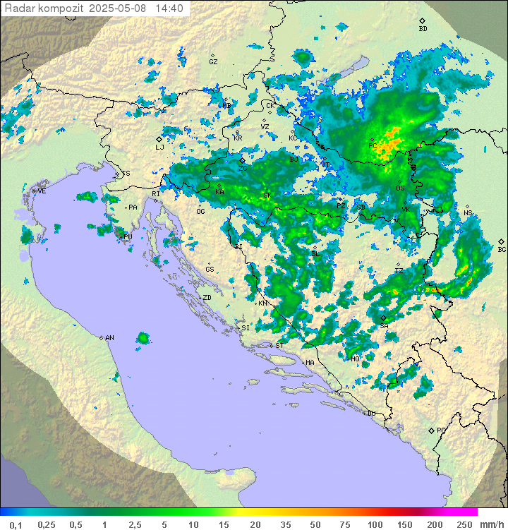 Padavine Hrvaška