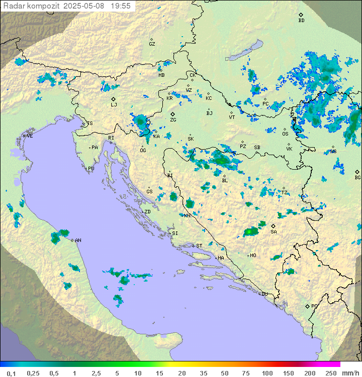 Padavine Hrvaška