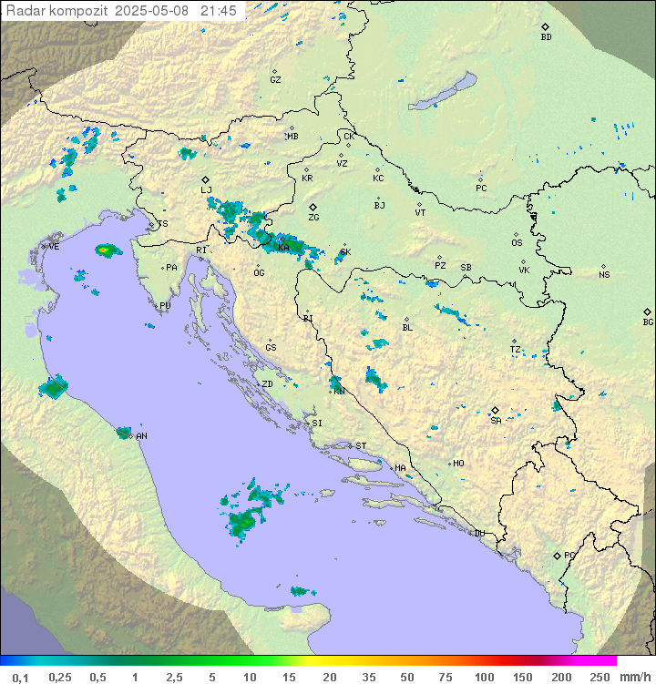 Padavine Hrvaška