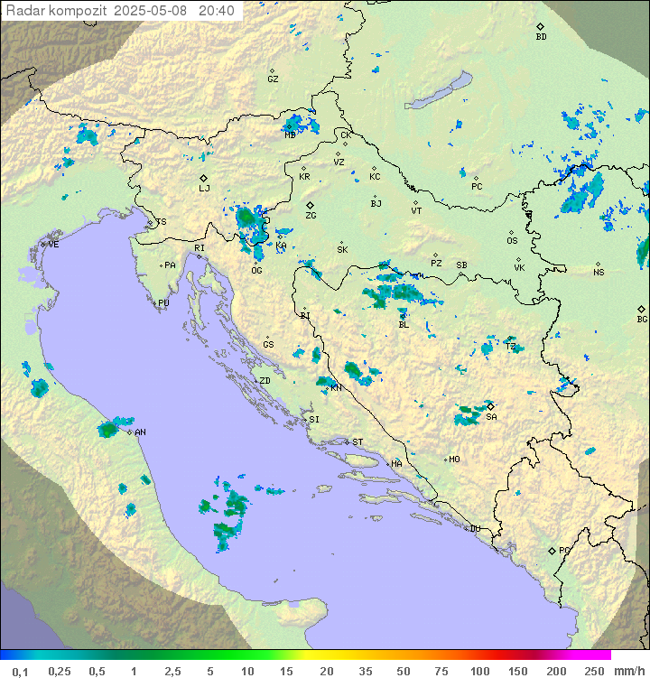Padavine Hrvaška