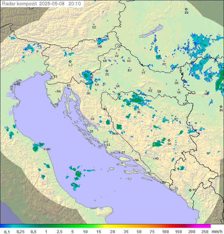 Padavine Hrvaška