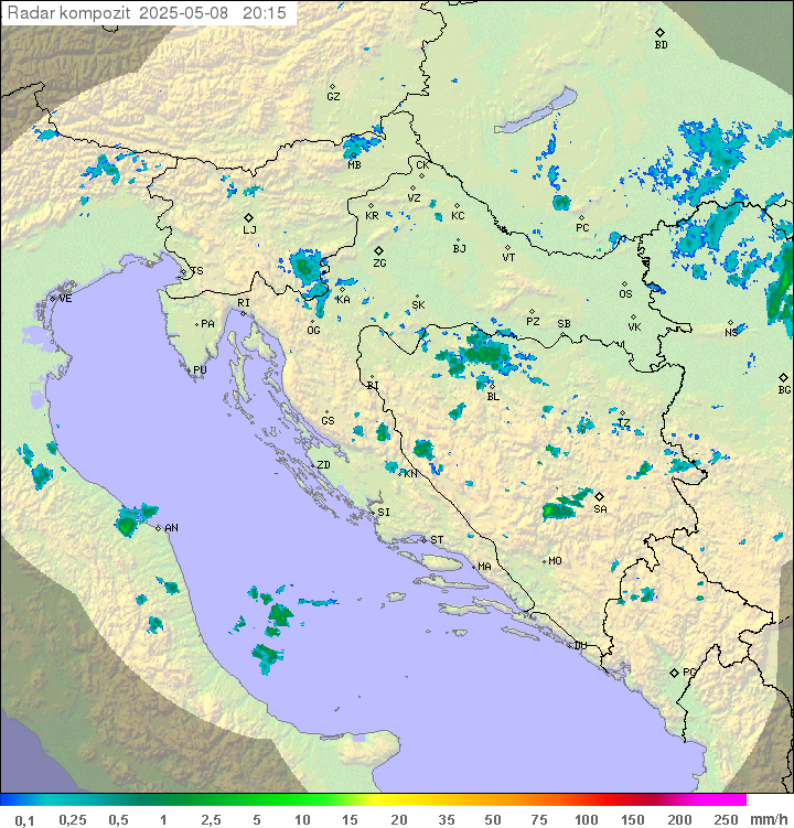 Padavine Hrvaška