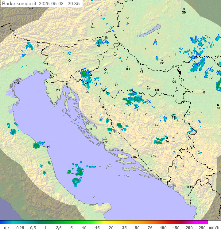 Padavine Hrvaška