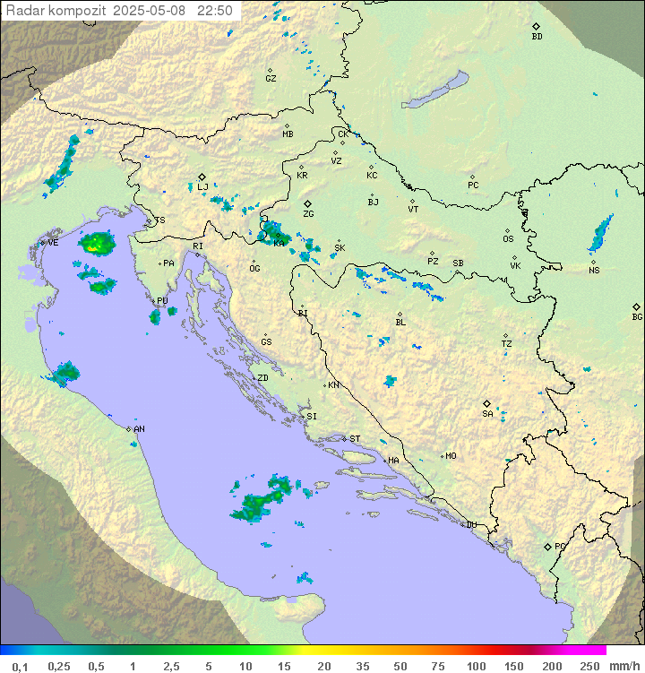 Padavine Hrvaška